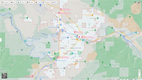 Missoula Montana Map