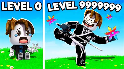 I Became A Level 999999999 Ninja Roblox Youtube