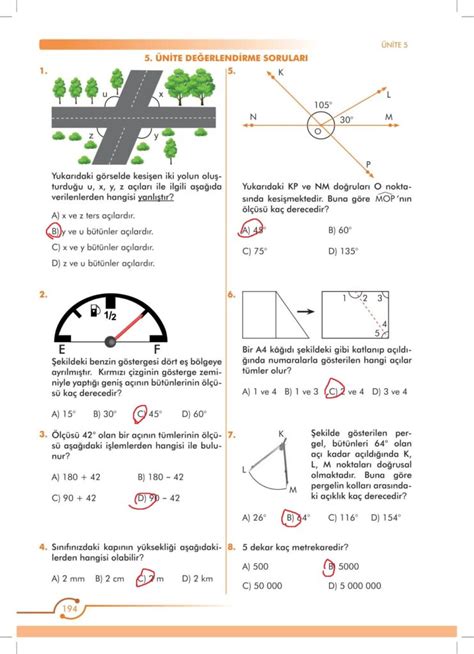 S N F Matematik Meb Yay Nlar Sayfa Cevaplar