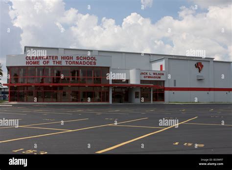 Clearwater High School Gymnasium In Clearwater Florida Usa Stock Photo