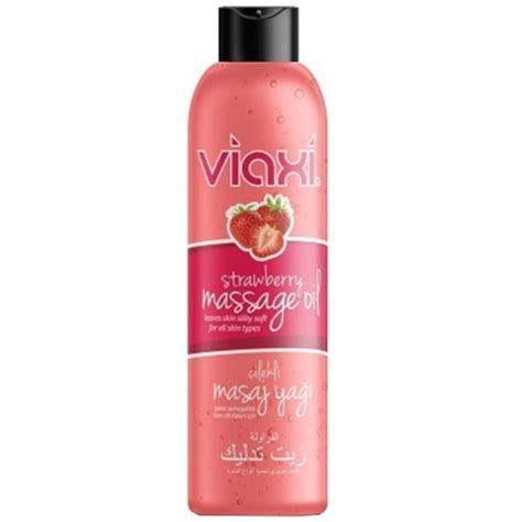 Viaxi Masaj Yağı Çilek Aromalı 177 ml | Nar Ecza
