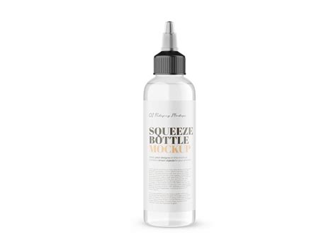 Clear Squeeze Bottle Psd Mockup By Tsvetelina Hristova On Dribbble