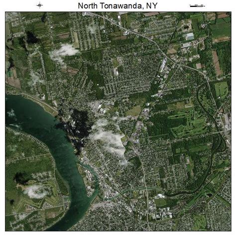 Aerial Photography Map of North Tonawanda, NY New York