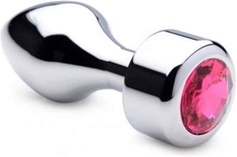 Plug Anal En Aluminium Avec Cristal Rose Groot Toys Bol