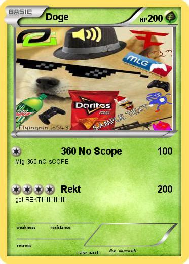 Pokémon Doge 796 796 360 No Scope My Pokemon Card