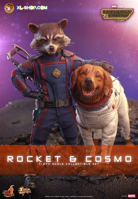 Hot Toys Mms Guardians Of The Galaxy Vol Th Scale Rocket And Cosmo Collectible Set