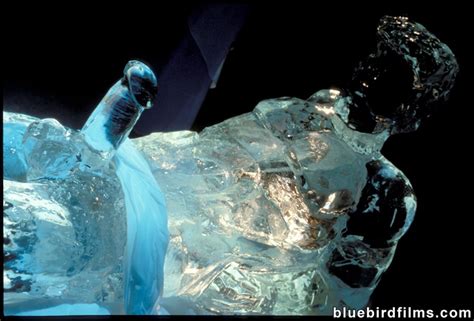 Blonde Babe Gets Off On An Ice Sculpture Photos