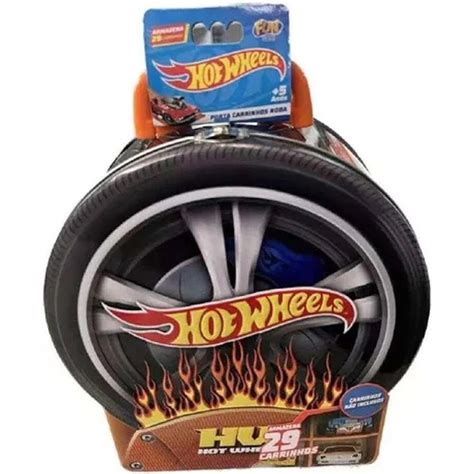 Maleta Porta Carrinho HOT Wheels Roda Metalica FUN Starhouse Mega Store