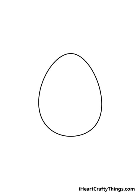 Easter Egg Drawing How To Draw An Easter Egg Step By Step