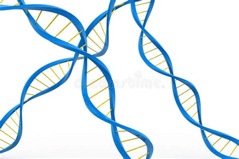 De Structuur Van Dna Stock Illustratie Illustration Of Verbeelding