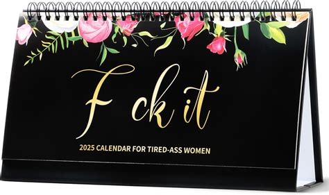 Amazon Fu Ck It Desk Calendar For Tired Ass Women New