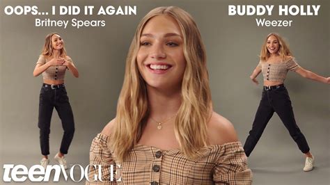 Maddie Ziegler Tries Iconic Music Video Dances Teen Vogue Youtube