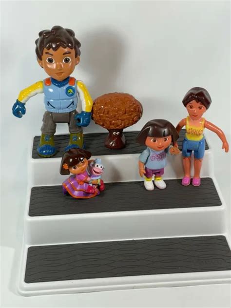 Lot Of 5 Dora The Explorer Nick Jr Figures Dolls And Go Diego Go Eur 9 53 Picclick De