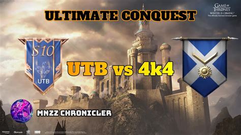 Conquista Definitiva UTB Vs 4k4 Liga A Game Of Thrones Winter Is