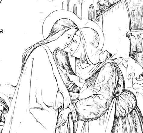 Elizabeth Bible Coloring Pages