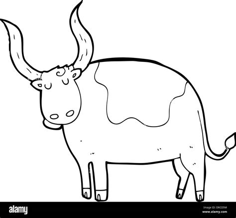 Buey De Dibujos Animados Imagen Vector De Stock Alamy