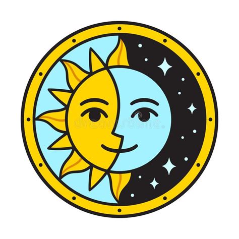 How To Draw Moon And Sun