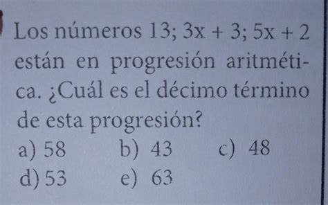 Ayúdenme por favor en este ejercicio de progresión aritmética alumnos