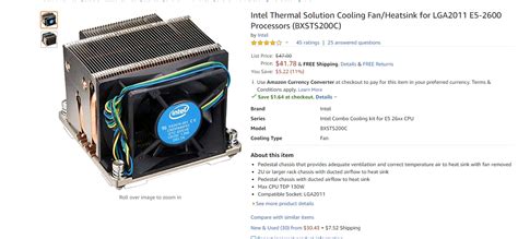 a little review of intel branded lga 2011-3 cooling solution- extremely ...