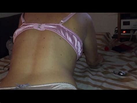 French Whore Clothed Sex In Dress Nightie Satin Panties And Lingerie Heels Fishnet