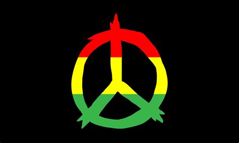 Peace Reggae Flag – HelloTotem