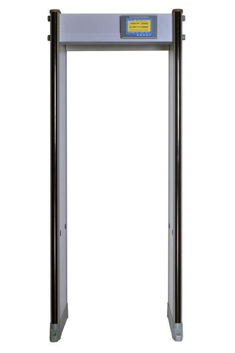 Airport Security Walk Through Magnetometers Metal Detectors For Weapons