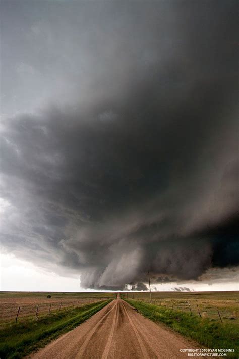 Wall Cloud Behind A Supercell In Colorado Usa By Ryan Mcginnis