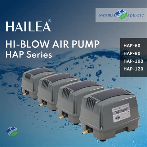 Hailea HAP Series Air Pump HAP 60 HAP 80 HAP 100 HAP 120 Hi Blow