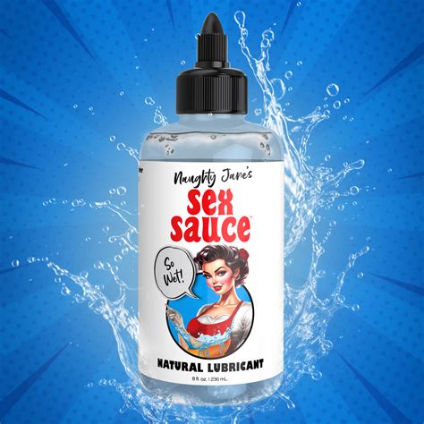 Naughty Jane S Sex Sauce Natural Lubricant Oz Sex Toy Distributing