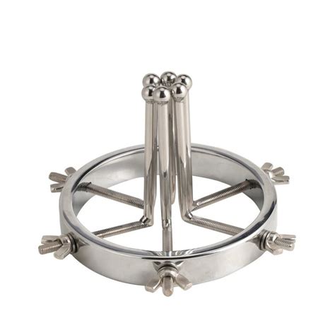 Anal Speculum Vaginal Dilator Metal Adjustable SQ10366 CHASTITYGO