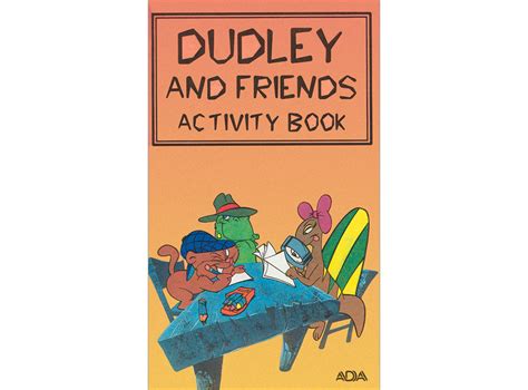 Dudley And Friends Activity Coloring Book Ada W144