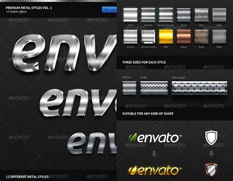 Photoshop Text Styles Metal Assecanvas