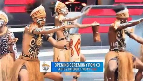 Saksikan Kemeriahan Opening Ceremony Pon Xx Papua Di Inews