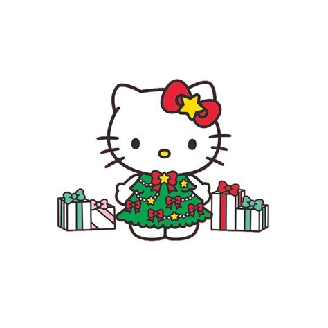 sanrio christmas ·˚ ༘🎄 | Hello kitty christmas, Hello kitty drawing