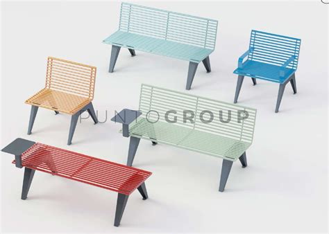 Купить Скамейка со спинкой «ARIA» от производителя в Костроме — Punto Group