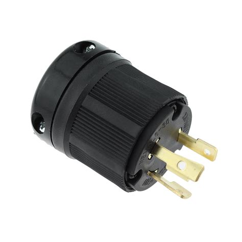 Maxmoral NEMA L6-30P Flush Mounting Locking Receptacle, Twist Lock