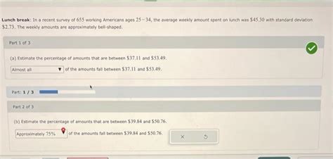 Solved Lunch Break In A Recent Survey Of 655 Working Chegg