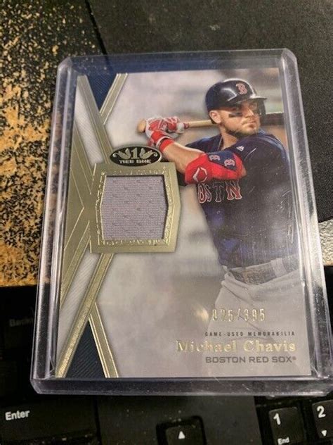 2020 TOPPS TIER ONE RELIC CARD MICHAEL CHAVIS 25 395 RED SOX TIR MC