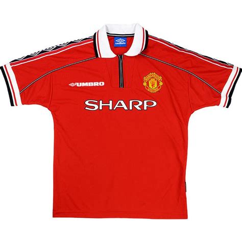 Vintage Umbro Manchester United 1998 99 Home Shirt Size L Manchester