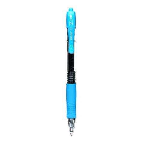 Pilot G 2 Retractable Gel Roller Pen Fine Turquoise Pack Of 12