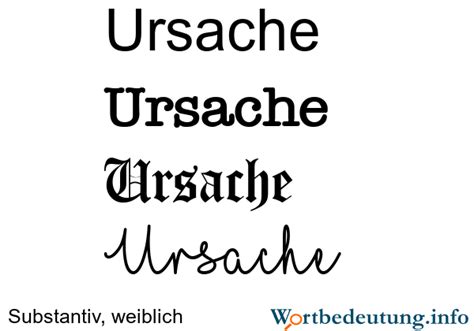 ursache einfach erklaert synonyme beispiele