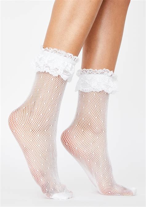 Dainty Delicacies Ruffle Socks Socks Ankle Socks Thigh High Stockings