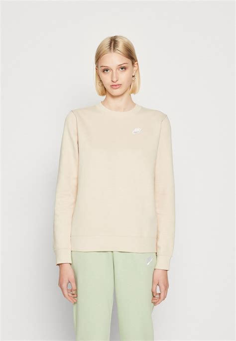 Nike Sportswear Club Crew Sweater Sanddrift White Beige Zalando Be