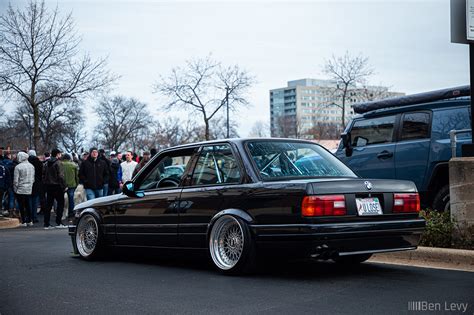 Slammed Black E30 BMW BenLevy