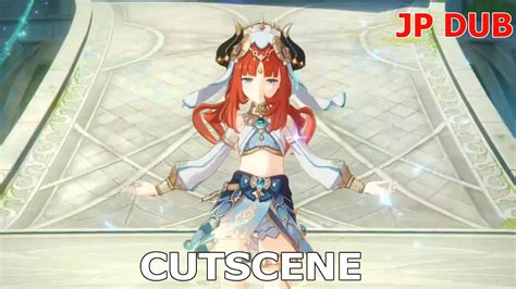 Nilou Distraction Dance Cutscene Jp Dub Sumeru Archon Quest Version