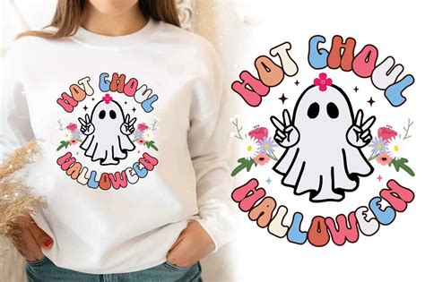 Hot Ghoul Halloween Spooky Vector Tshirt Graphic By Almamun2248 Creative Fabrica