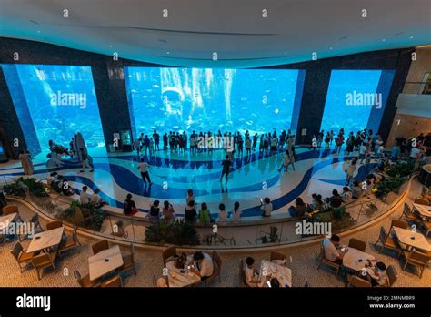 Atlantis Hotel Aquarium Stock Photo Alamy