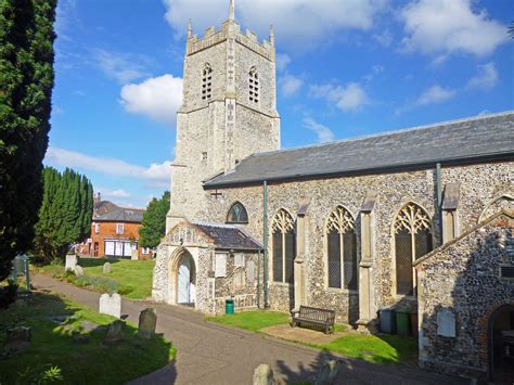 Reepham including Reepham Market Place, Booton Church, Marriotts Way