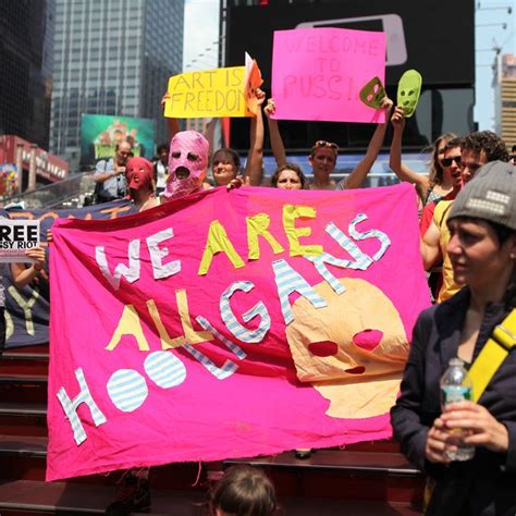 Scenes From Times Squares Pussy Riot Protest Slideshow Vulture