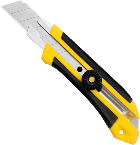 Amazon MANUFORE 25mm Utility Knife Heavy Duty Retractable Snap Off